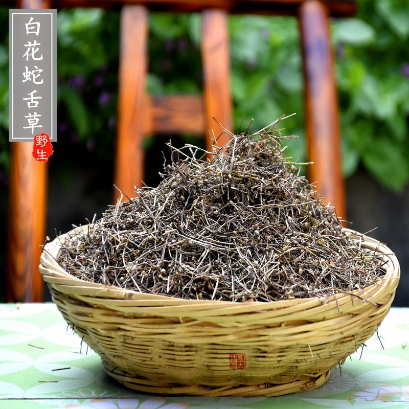 正宗野生白花蛇舌草中药材切段