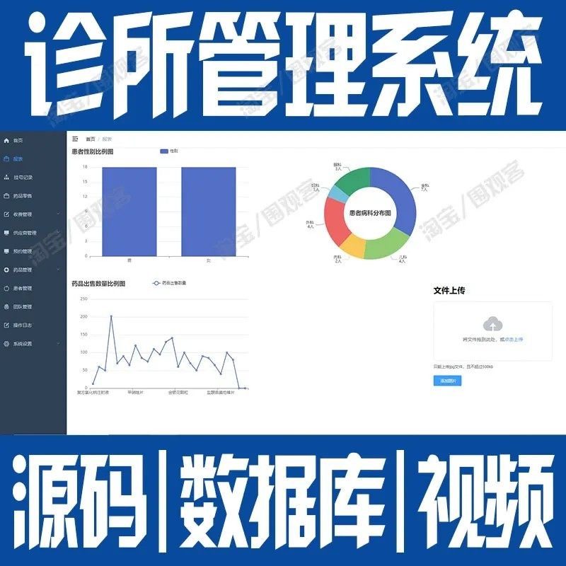 springboot诊所管理系统vue前后端分离javaweb患者挂号源码mysql