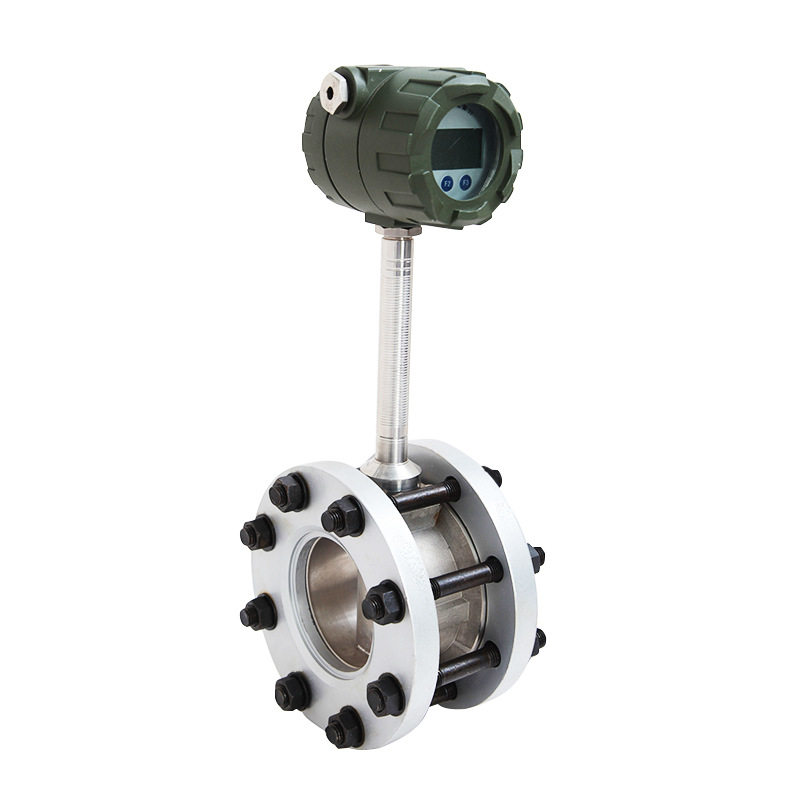 智能涡街流量计数显一体式蒸汽压缩空气氮气液体压力补偿型流量计