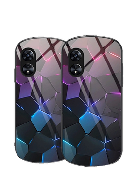 彩银撞色适用于oppoa1pro手机壳A11X钢化玻璃A11S高级感A1X椭圆0pp0小众潮防摔全包新款男5g个性创意硅胶外壳