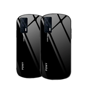 夜空极光适用于vivoiqooneo8手机壳neo7男款iQOONeo5se椭圆8pro钢化玻璃Neo3潮女855竞速版防摔全包高级外壳