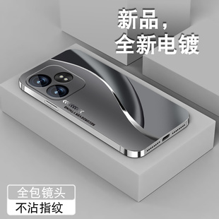 流光银适用oppo真我gtneo6手机壳男女RealmeGTNeoneo5se新款 简约NEO3全包neo2t电镀银套防摔创意高级硅胶软壳