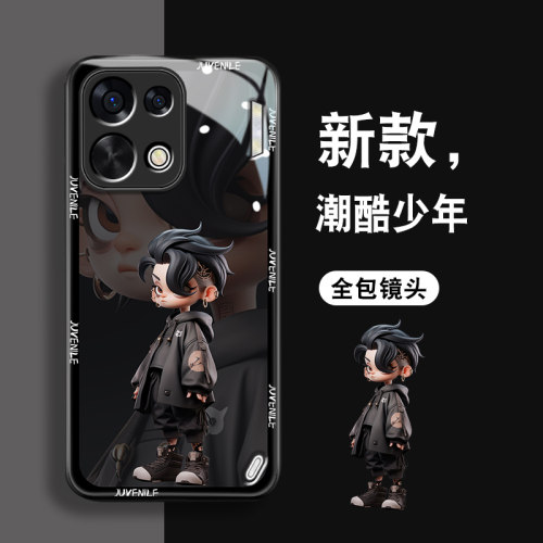 钢化玻璃背面★硅胶软边不伤机★送全屏膜