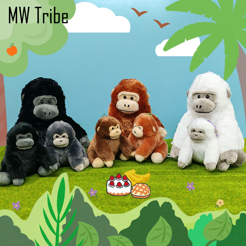 amuse日货坐姿猩猩玩具毛绒公仔潮玩娃娃礼物授权儿童安抚玩偶