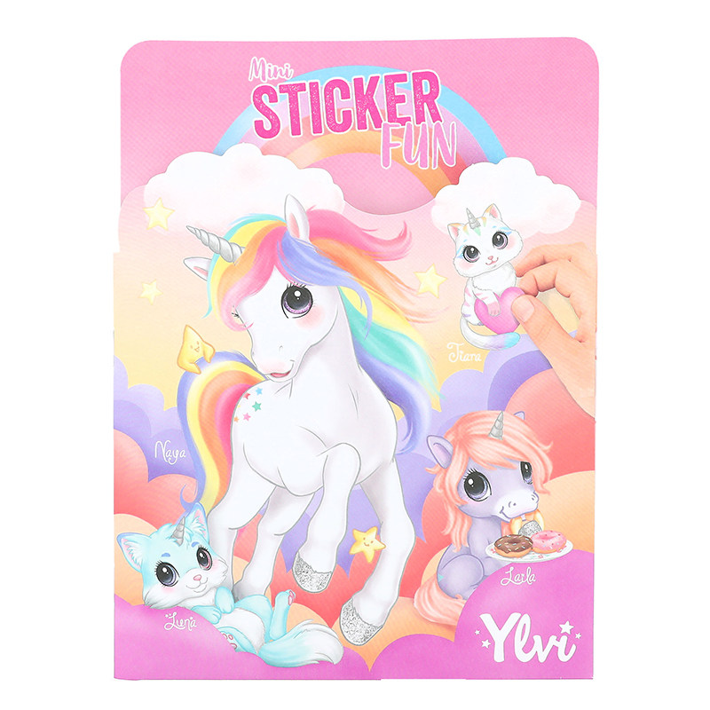 Ylvi 独角兽迷你贴纸装饰贴贴纸/立体贴纸