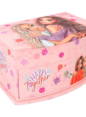 topmodel 儿童过家家玩具女孩生日礼物首饰礼盒迷你珠宝盒12437