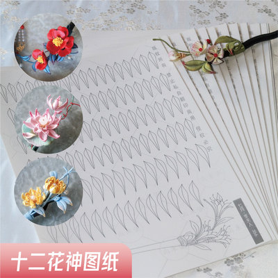 小米粥缠花十二花神系列