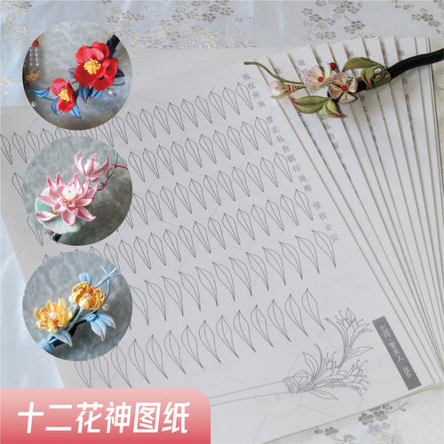 小米粥缠花十二花神系列