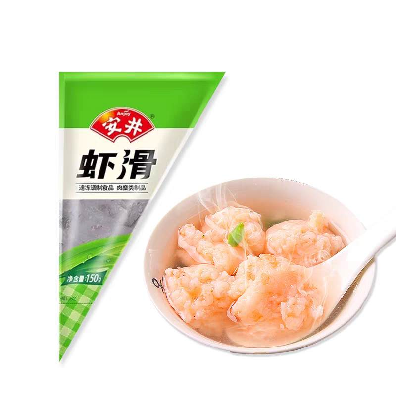 安井虾滑 火锅料  火锅食材 麻辣烫材料  挤挤袋虾滑
