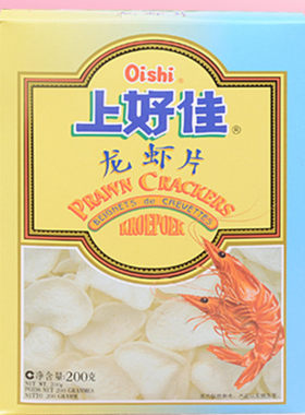 上好佳龙虾片200g自己炸虾片油炸食品鲜虾片膨化零食小吃