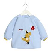 宝宝纯棉防水罩衣儿童秋冬新款 防脏反穿衣幼儿园围裙婴儿护衣围兜