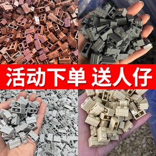 兼容乐高墙砖积木建筑砖块军事基地房子城墙堡垒废墟场景积木玩具