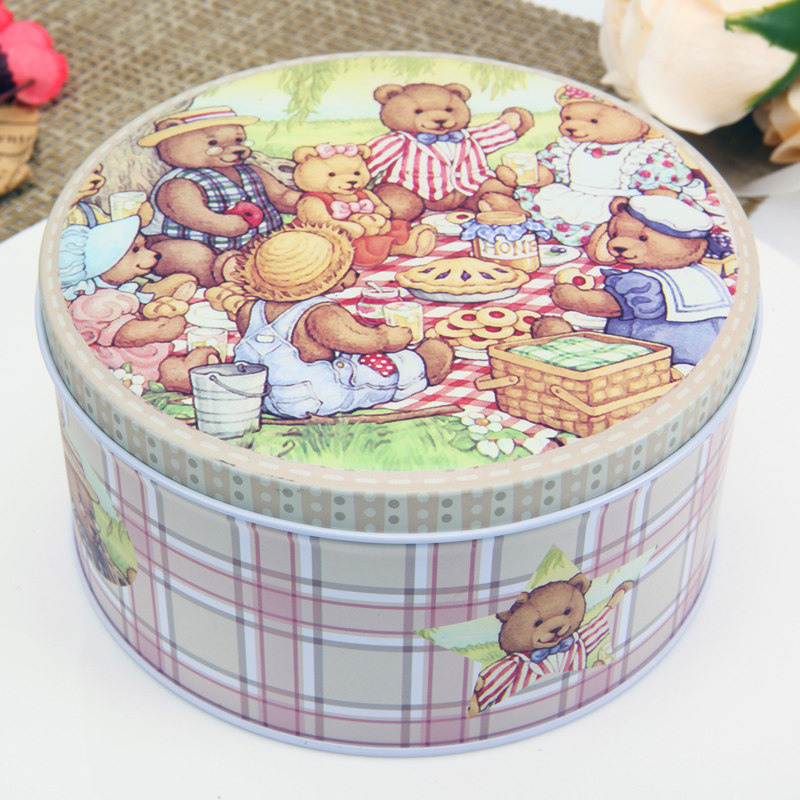 空铁盒17cm圆形新年春节糖果瓜子曲奇饼干包装盒蛋糕马口铁包装盒,包装,马口铁盒,淘宝优惠券,粉丝福利购,淘宝优惠卷