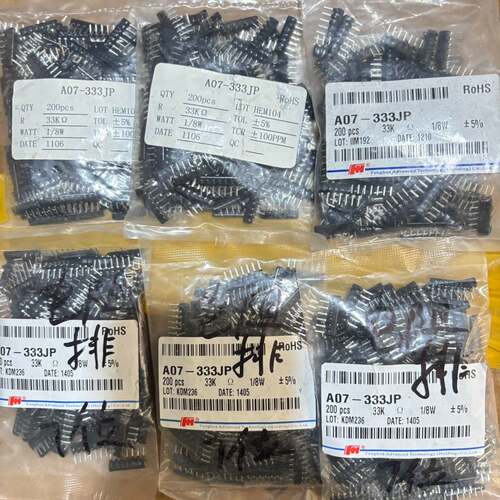 可维修风华排阻 A07-333jp 7脚33k议价