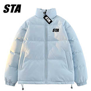 STA旗舰店正品冬季羽绒棉服加厚防水棉袄情侣男女外套面包服衣INS