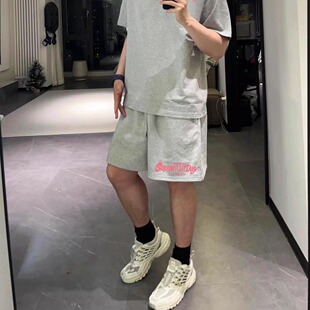 STA旗舰店正品短裤春夏男女情侣基础款休闲透气高街重磅纯棉国潮