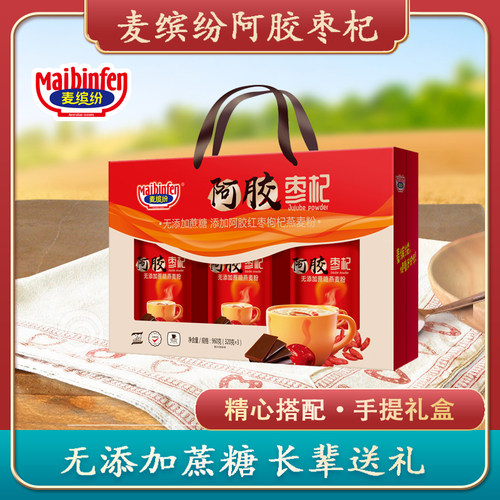 麦缤纷阿胶枣杞燕麦粉960g燕麦粉