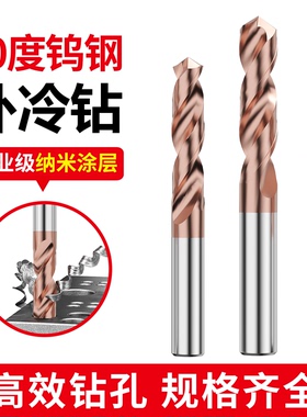 钨钢钻头 整体合金钻头 超硬涂层高硬度不锈钢麻花钻0.5-22mm
