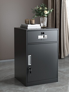 文件柜矮柜办公室储物柜档案资料柜带锁抽屉柜桌下收纳铁皮小柜子