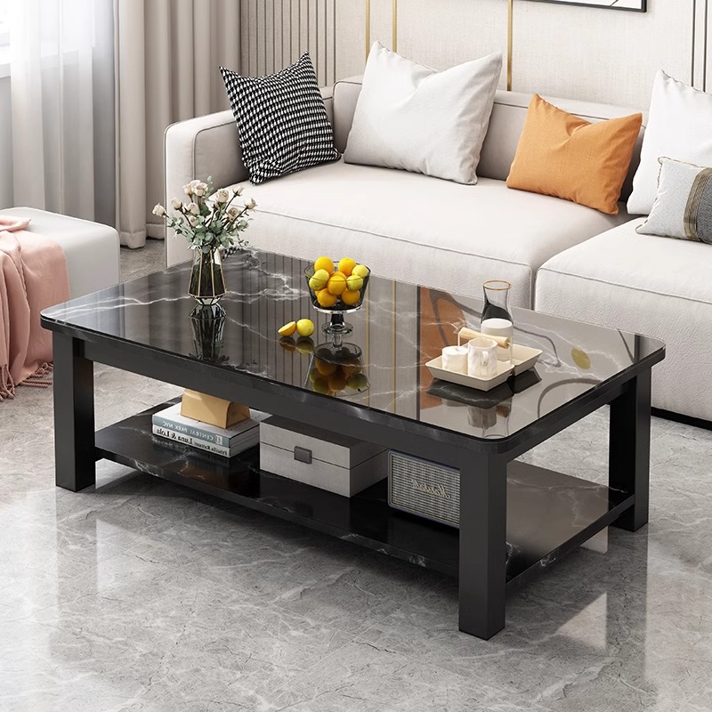 钢化玻璃茶几客厅家用小户型阳台小桌子2025新款轻奢高级感茶桌子