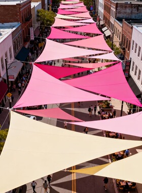 三角遮阳布户外加厚防晒遮阳篷庭院遮阳棚隔热庭院天幕美陈