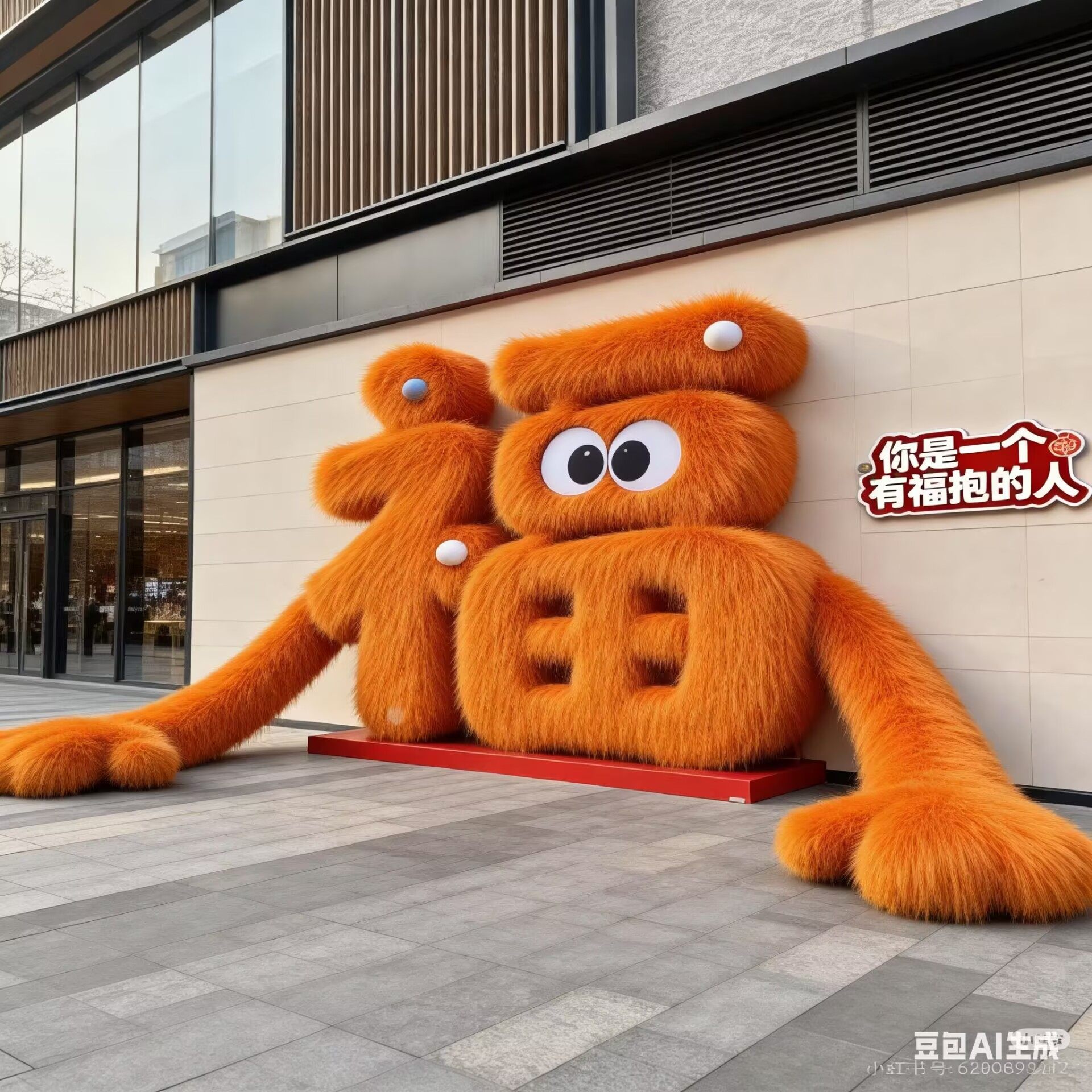 马年新年红色福字毛绒墙壁挂件春节装饰用品抱抱福打卡拍照道具,节庆用品/礼品,充气气模,淘宝优惠券,粉丝福利购,淘宝优惠卷