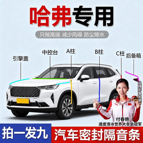 【哈弗专用】强效隔音降噪密封条