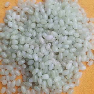 纯天然和田玉米珠子散籽6/9mm8/12mm手工创意项链手串DIY饰品女士