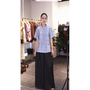 真丝浮光锦上衣25527 新款 穿搭师小鱼