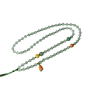 高档手工编织项链绳新疆和田金丝玉珠链绳天然多宝毛衣链绳吊坠绳