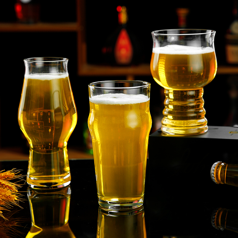 精酿啤酒杯网红大容量玻璃扎啤杯