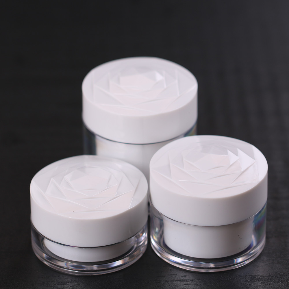 高档玫瑰盖膏霜面霜瓶分装瓶化妆品空瓶旅行面膜瓶20克 30克 50G