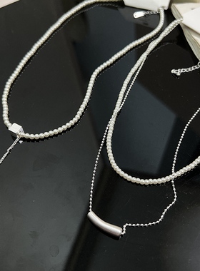 2025新款法式ins复古双层叠戴