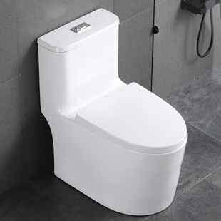 家用马桶包安装无唇虹吸式防臭节水静音大冲力抽水陶瓷连体座便器