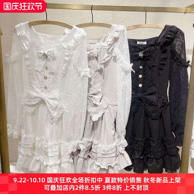 Meowchan日系新版甜美可爱量产型天使小蛋糕lolita连衣裙