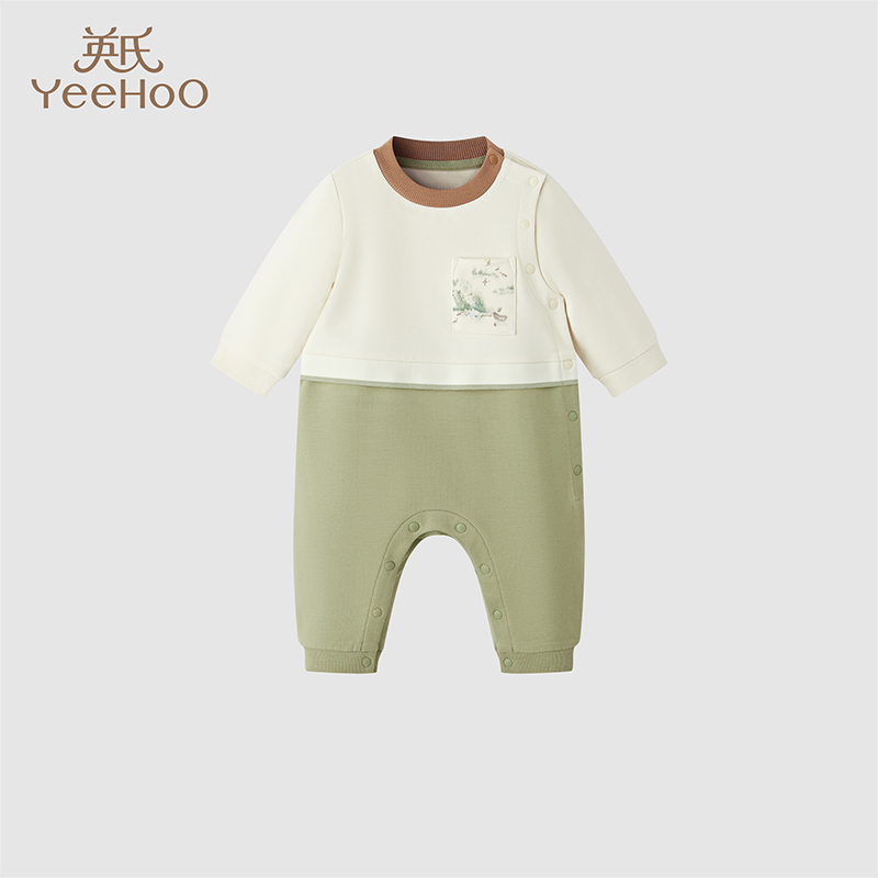 英氏婴儿连体衣新款春装