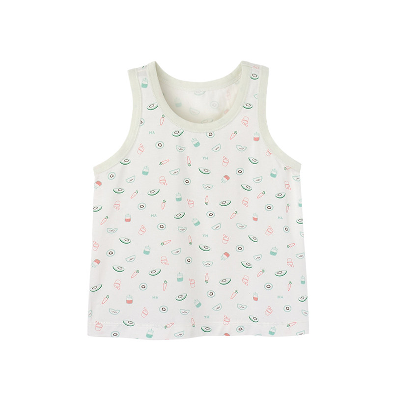 YINGS SUMMER UNDERWEAR CHILDRENS LOUNGEWEAR PAJAMAS PANTS BABY BAMBOO FIBER VEST SHORTS YLPAJ20002A01