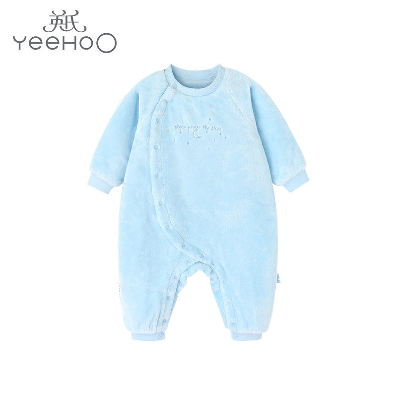 BROKEN CODE CLEARANCE YINGS CHILDRENS HOME CLOTHES AUTUMN AND WINTER FLANNEL WARM BABY CLOTHES 10095529