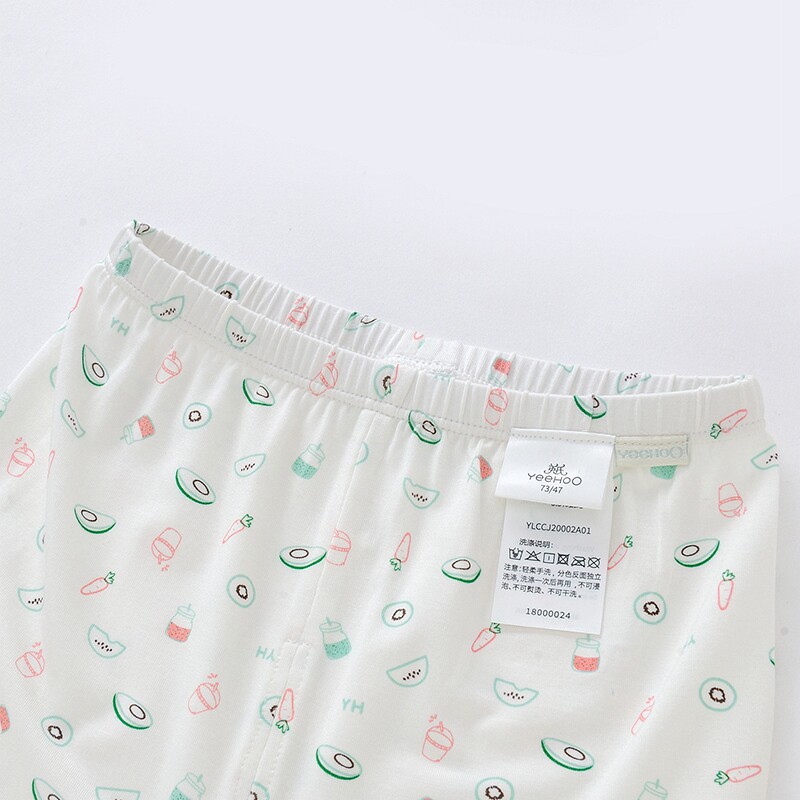 YINGS SUMMER UNDERWEAR CHILDRENS LOUNGEWEAR PAJAMAS PANTS BABY BAMBOO FIBER VEST SHORTS YLPAJ20002A01
