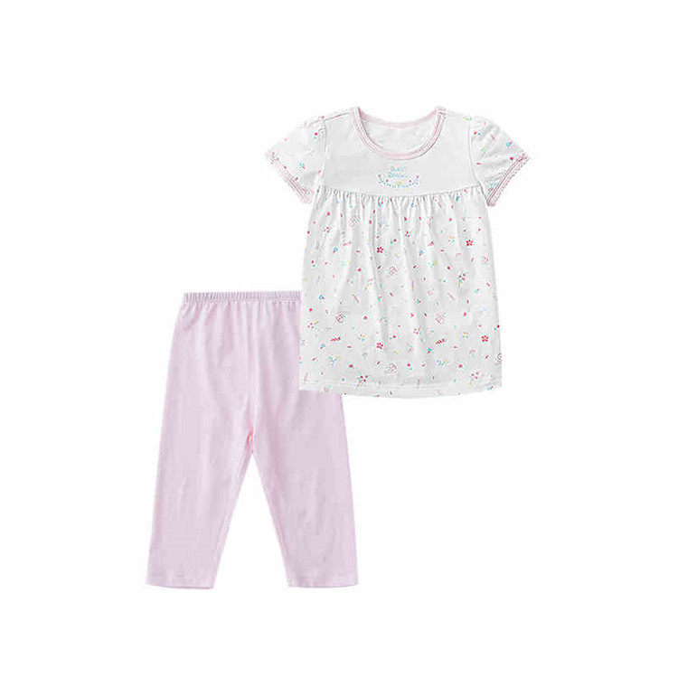 YINGS CHILDRENS HOME CLOTHES SUMMER SHORTS BABY GIRLS PAJAMAS PAJAMAS 174077 174078