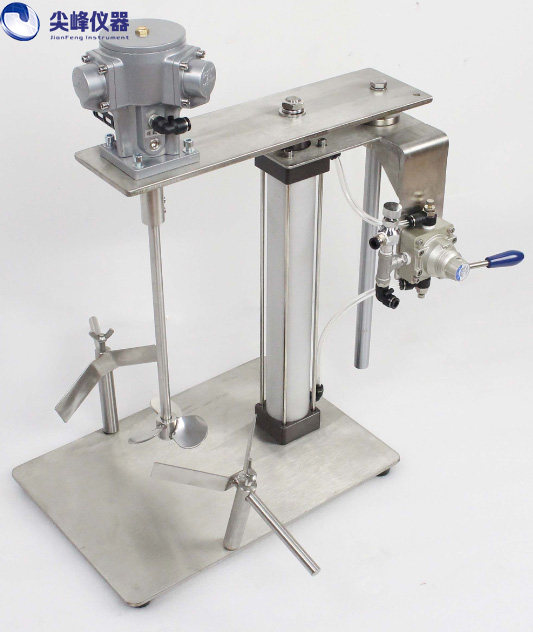 实验室气动马达桌上型搅拌机 实验室不锈钢 固定式小型气动搅拌器