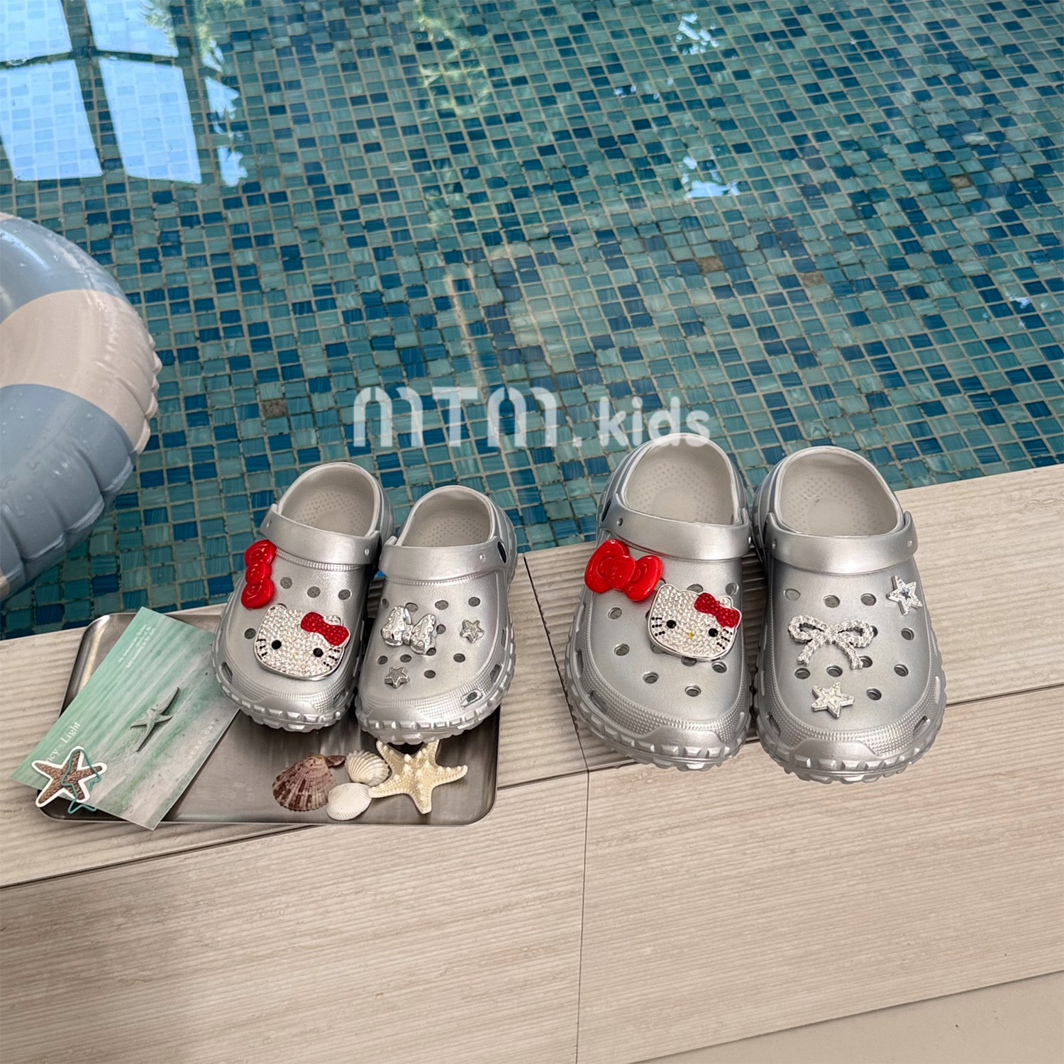 儿童亲子洞洞鞋夏季女童新款防滑宝宝轻便沙滩凉鞋幼儿园软底拖鞋