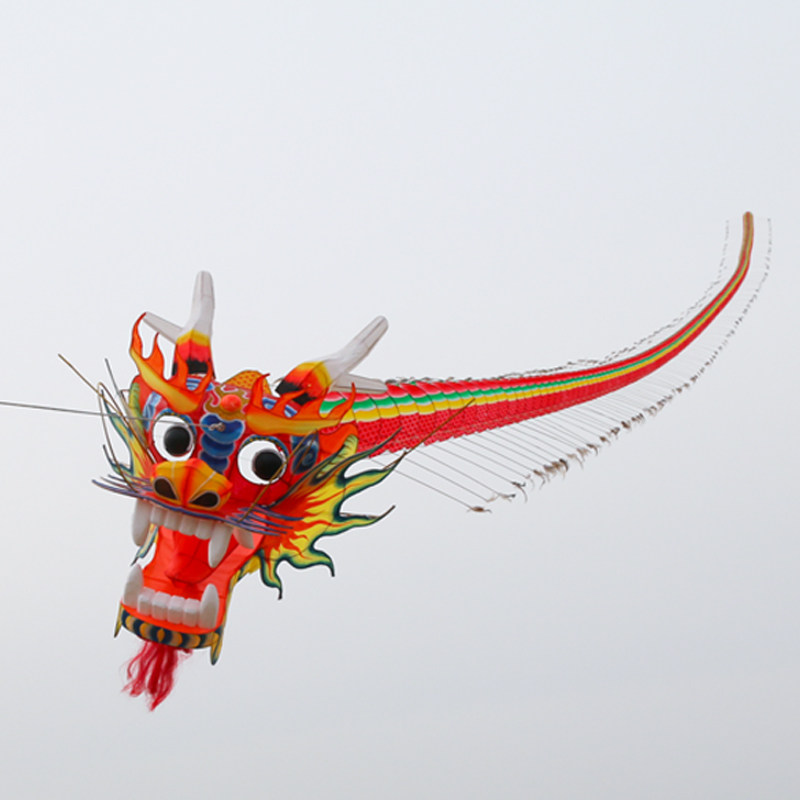 潍坊风筝龙头蜈蚣风筝串式立体风筝 手工礼品装饰展览放飞大小号