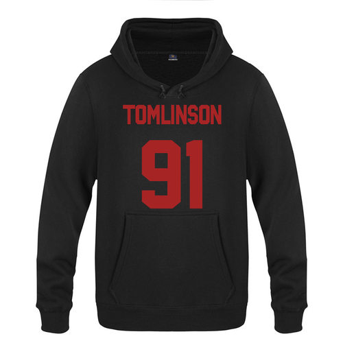 外贸男式卫衣 Louis Tomlinson 91 单向组合 One Direction 音乐