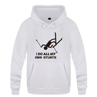 Own 搞笑 极限滑雪 Skiing Stunts All 连帽卫衣 男式