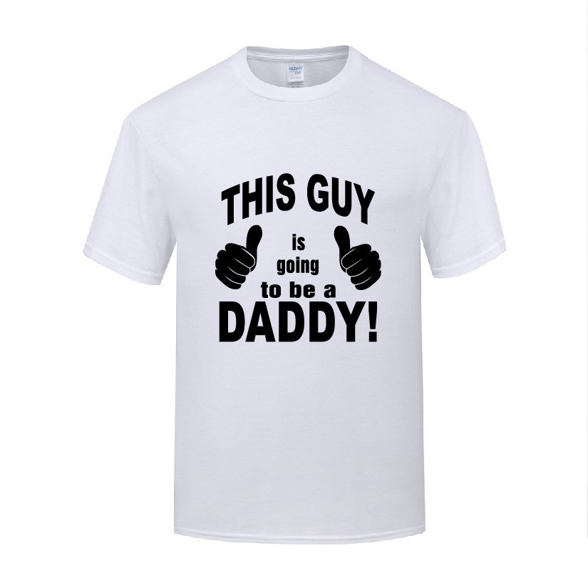 短袖T恤男宽松 This Guy is Going to Be a Daddy 新爸爸礼物搞笑