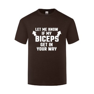 Way Get Know 搞笑健身锻炼T恤男宽松Let Biceps The