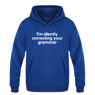 男式 Correcting Geek Nerd Silently Grammar 卫衣 Your