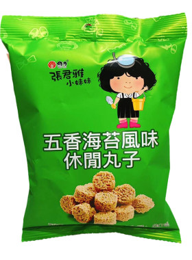 【现货】台湾张君雅小妹妹巧克力甜甜圈点心面休闲丸子辣鸡风味