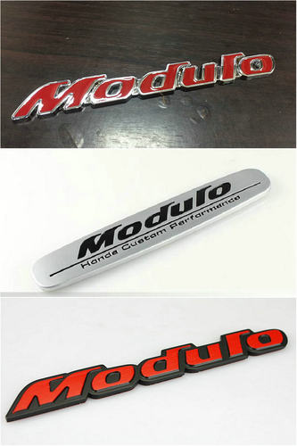 Modulo性能版车标 高质感3D标 飞度冠道雅阁凌派车标立体车贴